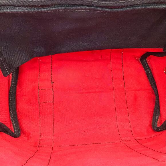 Port Canvas Westport Yarns Red/Black Duck Canvas Crafting Utility Tote Bag - Picture 10 of 10